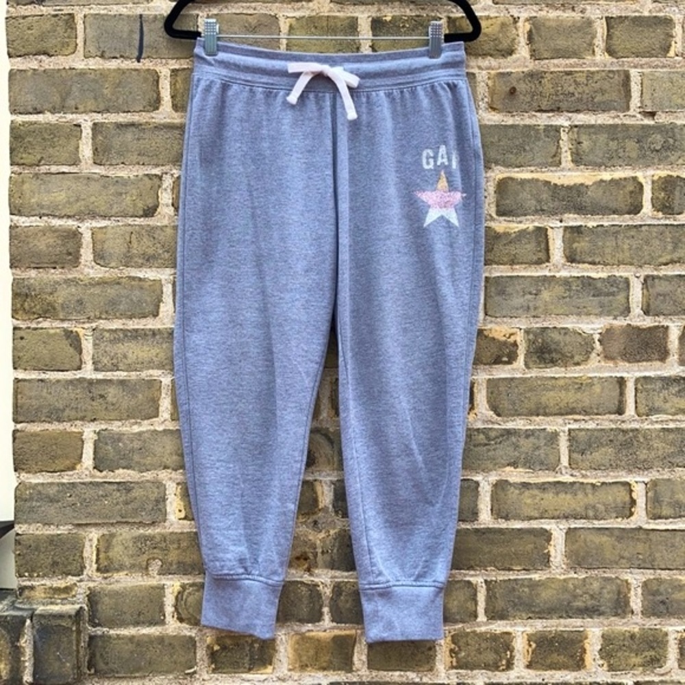 Gap, Sweatpants/Joggers, Tie Waist, Glitter Star